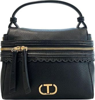 Twinset Black PU Womens Womens Handbag