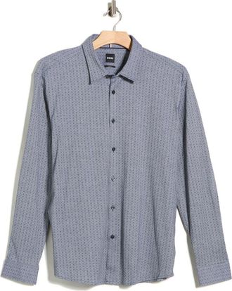 BOSS Roan Kent Shirt in Dark Blue at Nordstrom Rack, Size Xxx-Large