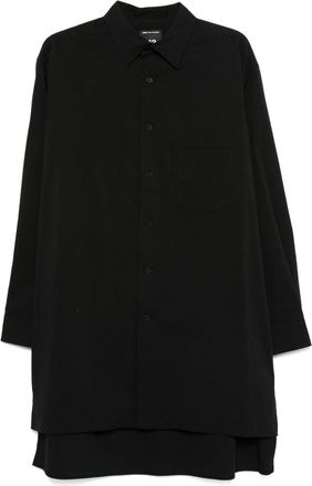 Yohji Yamamoto graphic-print shirt - Black