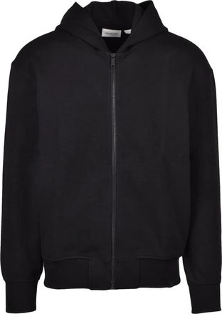 Calvin Klein Jeans Felpa con zip - Heren - Vesten met rits - Zwart - XL - Polyester - Hoodies & sweatvesten