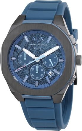 A|X Armani Exchange Sync Chronograph Quartz Blue Dial Mens Watch AX4291