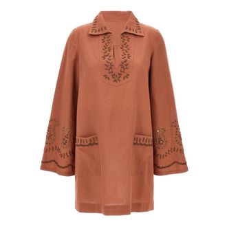 Fortela Dames, Jurken, Rood, Maat: S Katoen