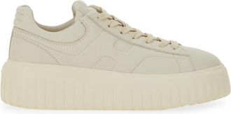Hogan White Solid Sneakers
