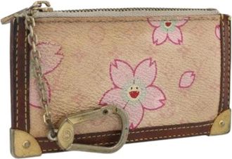 Louis Vuitton Pre-owned Accessories, female, Multicolor, Size: ONE SIZE Pre-owned Monogram Cherry Blossom Coin Purse