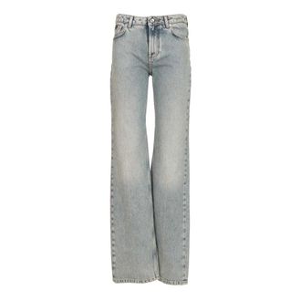 Dolce & Gabbana Straight Leg Jeans - Dames - Flared Jeans - Blauw - M - Katoen - Jeans