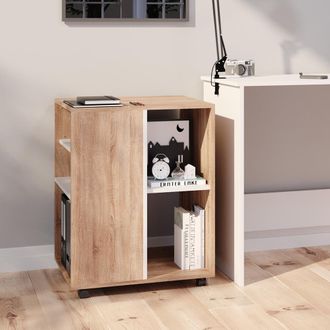 Vicco Carro Con Ruedas, Sonoma, 59.4 X 52.6 Cm Vicco