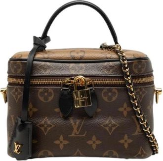 Louis Vuitton Pre-owned Satchel - Dames - Vintage Handtas - Bruin - ONE Size - Leer - Vintage