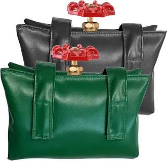 OEM Protectores Para Grifos Exteriores - Protectores Antihielo - Protecci&oacute;n Invernal - Impermeables Y T&eacute;rmicos - 2 Piezas - Negro Y Verde