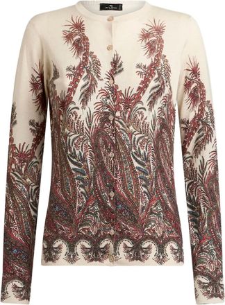 Etro Cardigan con stampa paisley - Toni neutri