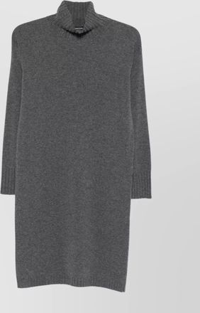 Fabiana Filippi short wool dress featuring long sleeves