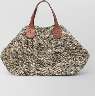 Ibeliv rio tote bag dual handles leather