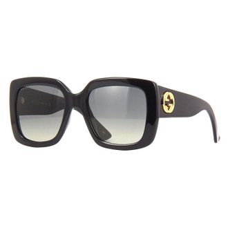 Gucci GG0141SN001 Square Full Rim Sunglasses - Black