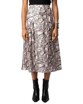 Zadig&Voltaire June Twill Wild Chaines Skirt