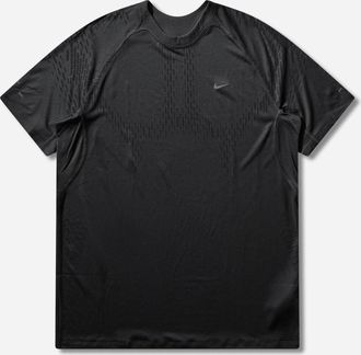 Nike Men s Stride Plus Dri-FIT ADV Short-Sleeve Running Top Off Noir / Black