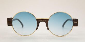 Italia Independent II 0815 BGM.120 Mens Sunglasses Gold Size 51