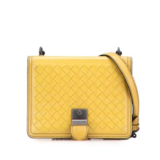 Bottega Veneta Geweven Leren Schoudertas