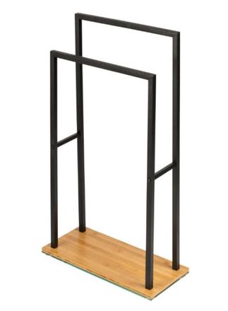 WENKO Bambusa Toallero Metal Y Bamb&uacute; 86 Cm