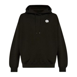 Kenzo Hoodies & sweatvesten, Dames, Zwart, S, Katoen, Hooded Sweatshirt