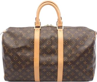 Louis Vuitton 2003 Monogram Keepall 45 travel bag - Brown
