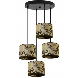 OEM L&aacute;mpara Colgante, L&aacute;mpara De Techo, Pantalla, Patr&oacute;n Dorado