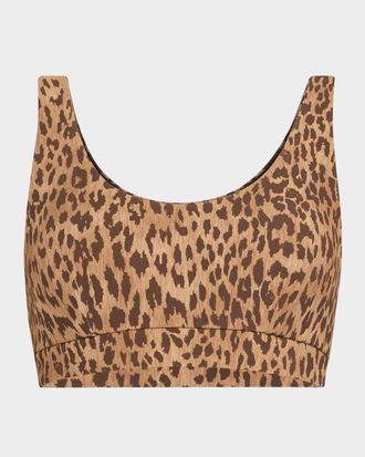 The Upside Panthera Daisy Scoop-Neck Sports Bra