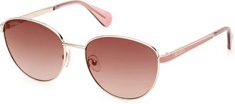 Max & Co. MO0105 32F Womens Sunglasses Gold Size 56