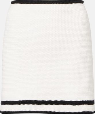 Nina Ricci Minigonna in tweed di misto cotone