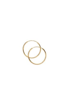 Made by Mary 14K Live In Hoop Earrings in 14K Solid Gold at Nordstrom, Size Medium