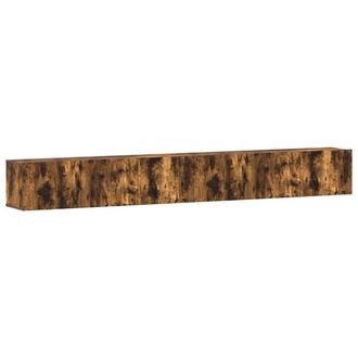 Berkfield Home 3 Piece TV Cabinet Set Smoked Oak Engineered Wood in Brown
