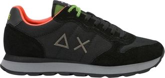 Sun 68 Tom Fluo - Heren - Sneakers - Zwart - 43 EU - Katoen - Schoenen