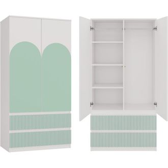 Topeshop Mobiletto da bagno, bianco, 35 x 90 x 30 cm
