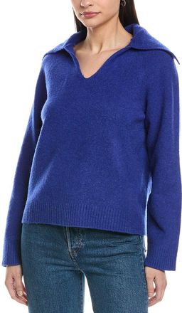 WeWoreWhat V-Neck Wool-Blend Sweater