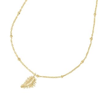 Dower & Hall Small Feather Pendant