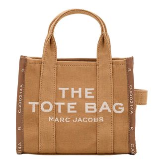 Marc Jacobs Tote Bags, female, Brown, Size: ONE SIZE Jacquard Small Tote Bag