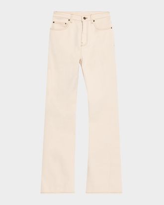 Burberry Donella Mid-Rise Straight-Leg Jeans