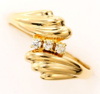 C&A Yellow Gold Yellow Gold (18K) Band Ring (Pre-Owned)