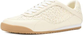 Badgley Mischka Wylie Womens Shoes Cream Crochet : 8.5 M, Leather/Textile