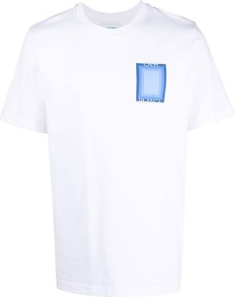 Casablanca T-shirt met logoprint - Wit