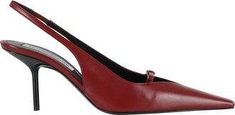 Victoria Beckham Slingback 75 Pumps - Dames - Pumps - Rood - 40 EU - Leer - Schoenen