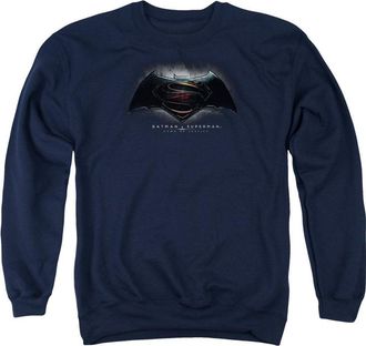 Gildan Batman V Superman Logo Adult Crewneck Sweatshirt