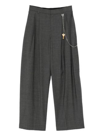 Alexander Wang pleated key-chain trousers - Grey