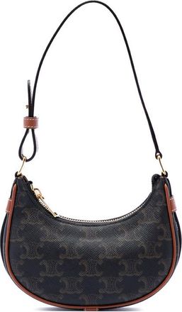 Celine Pre-owned Celine Mini Triomphe Coated Canvas Ava Shoulder Bag Ladies ZTKLH0GUOH8LSIVP