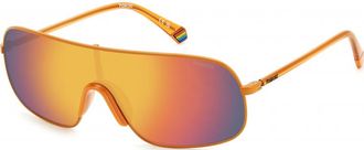 Polaroid Womens PLD-6222-S-L7Q PLD 6222 S 99 L7Q Sunglasses - Orange - One Size