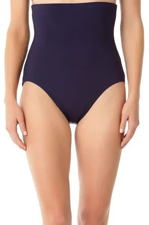 Anne Cole Womens Tummy Control Swim Bottom in Navy at Nordstrom, Size X-Small