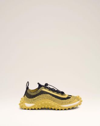 Ami Yellow Knit Mirage Sneakers Yellow - 36 - Unisex