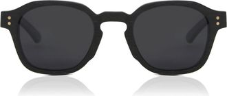 Oh My Woodness! Square Full Rim Acetate Mens Sunglasses Brown Size 49 - Free Lenses - Oh My Woodness