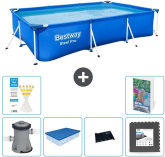 Bestway Piscina Bestway Steel Pro Rectangular - 300x201x66 Cm - 7-piezas S195
