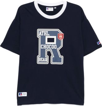 Chocoolate graphic-print T-shirt - men - Cotton - S - Blue