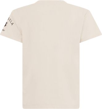 Maison Margiela Womens Cotton T-Shirt Ecru T-Shirts & Jerseys