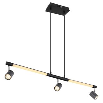 Netlighting Hl Bar Pendant Ceiling Light Matt Black LED 3000K